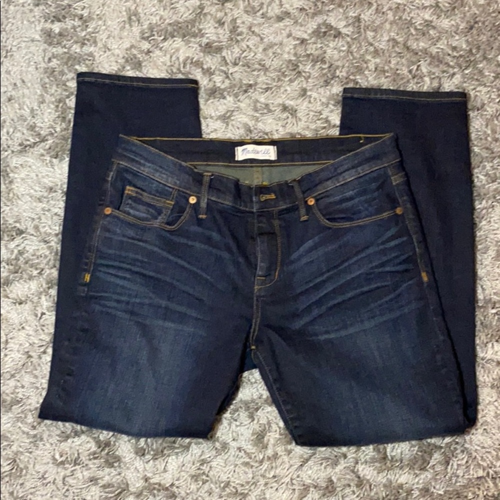 Madewell Straight Leg Dark Wash Jeans Sz 30/10